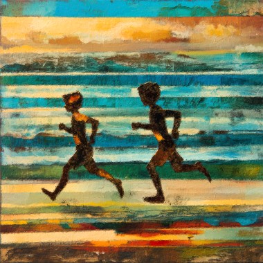 Schilderij 2 broers 